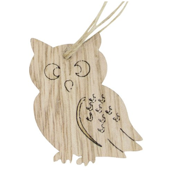 Eule aus Holz